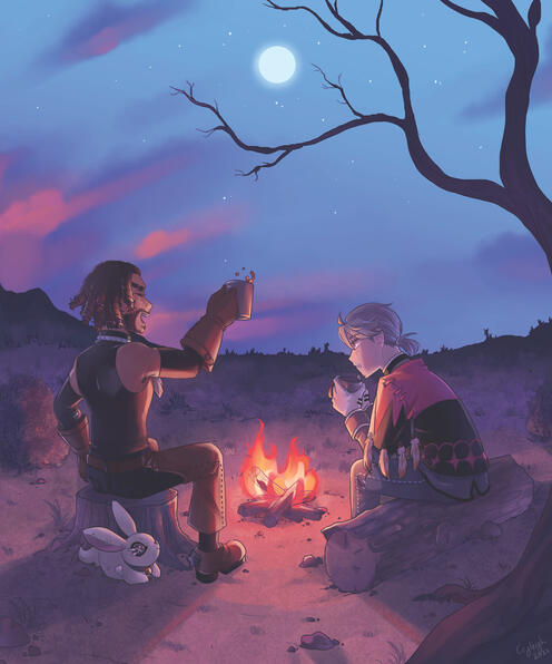 Kevin Ayuso and Aesop Carl from Identity V